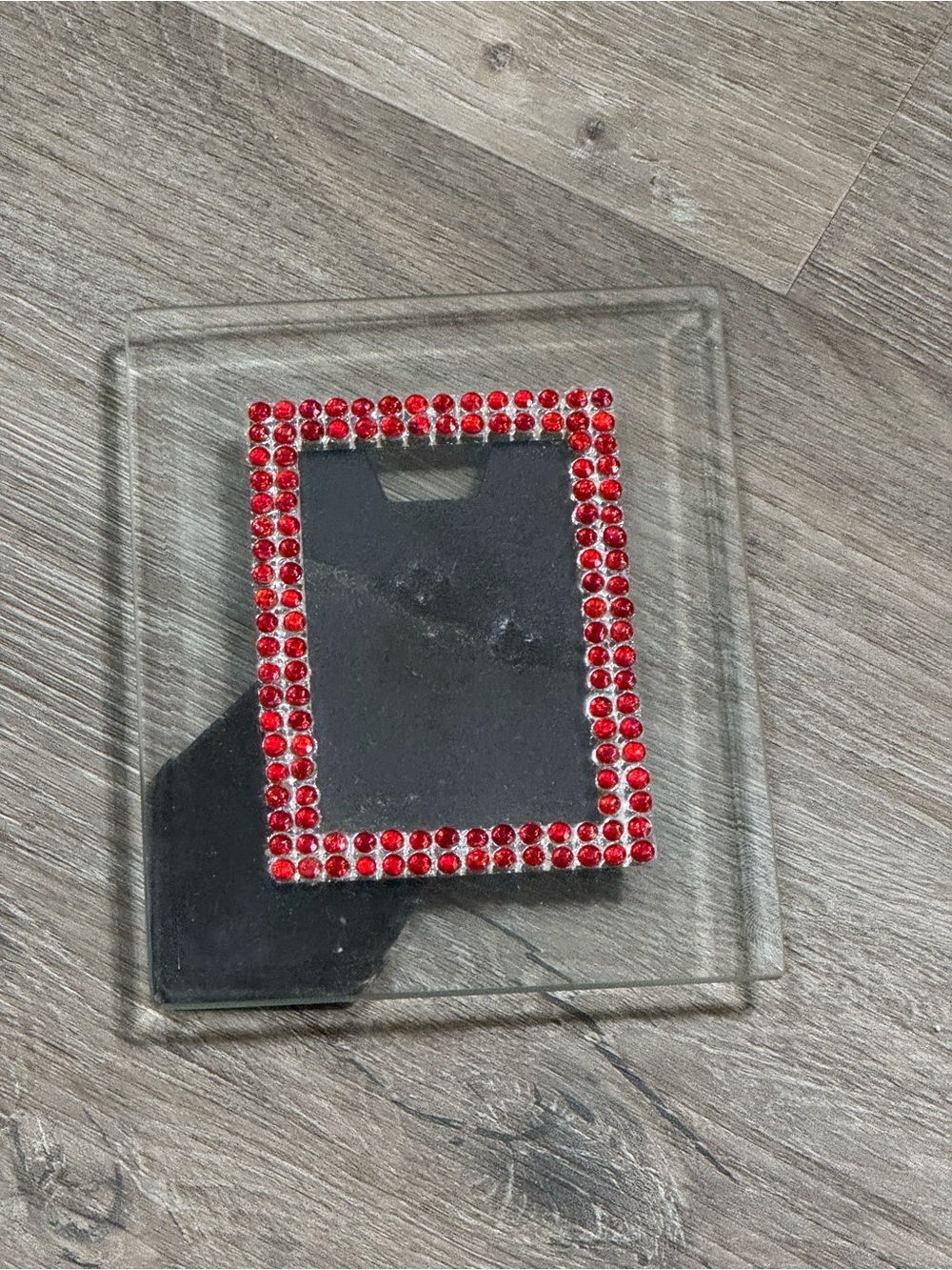 Glass Red Gemstone Mini Picture Frame - Picture 4 of 6